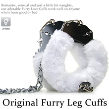 Original Furry Leg Cuffs金屬絨毛腳銬...