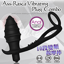 Ass-Rasca Vibrating Plug Combo...