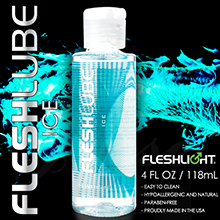 美國Fleshlight-Fleshlube Ice 水性涼感潤滑液-4oZ/118ML(特)