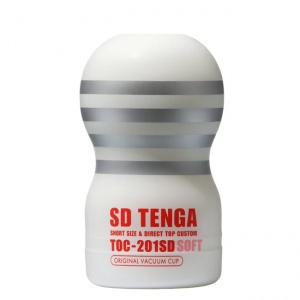日本TENGA-迷你版自慰巔峰真空杯 柔嫩版-白色-TOC-201SDS(特)