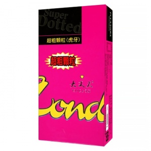 樂趣PLEASURE CONDOM-大丈夫虎牙超粗顆粒虎牙保險套12入(特)