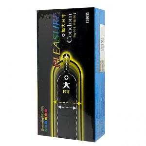樂趣PLEASURE CONDOM-加大尺寸保險套12入(特)