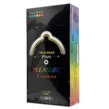 樂趣PLEASURE CONDOM-前端加厚保險套12入(特...