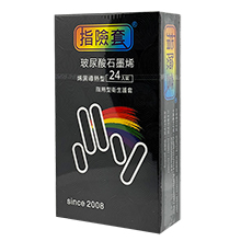 指險套24入裝-玻尿酸石墨烯 烯黑保濕型(特)