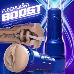 美國Fleshlight-Boost Bang浮動環手電筒自慰杯(特)